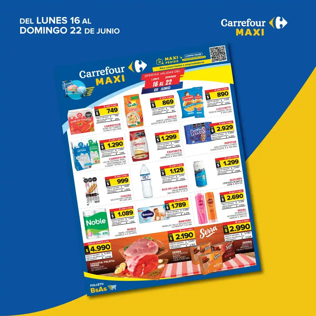 Image from Carrefour para Comerciantes: 🔍 ¡Arrancá la semana planificando tus compras! 📦 Ya podés ver el nu...