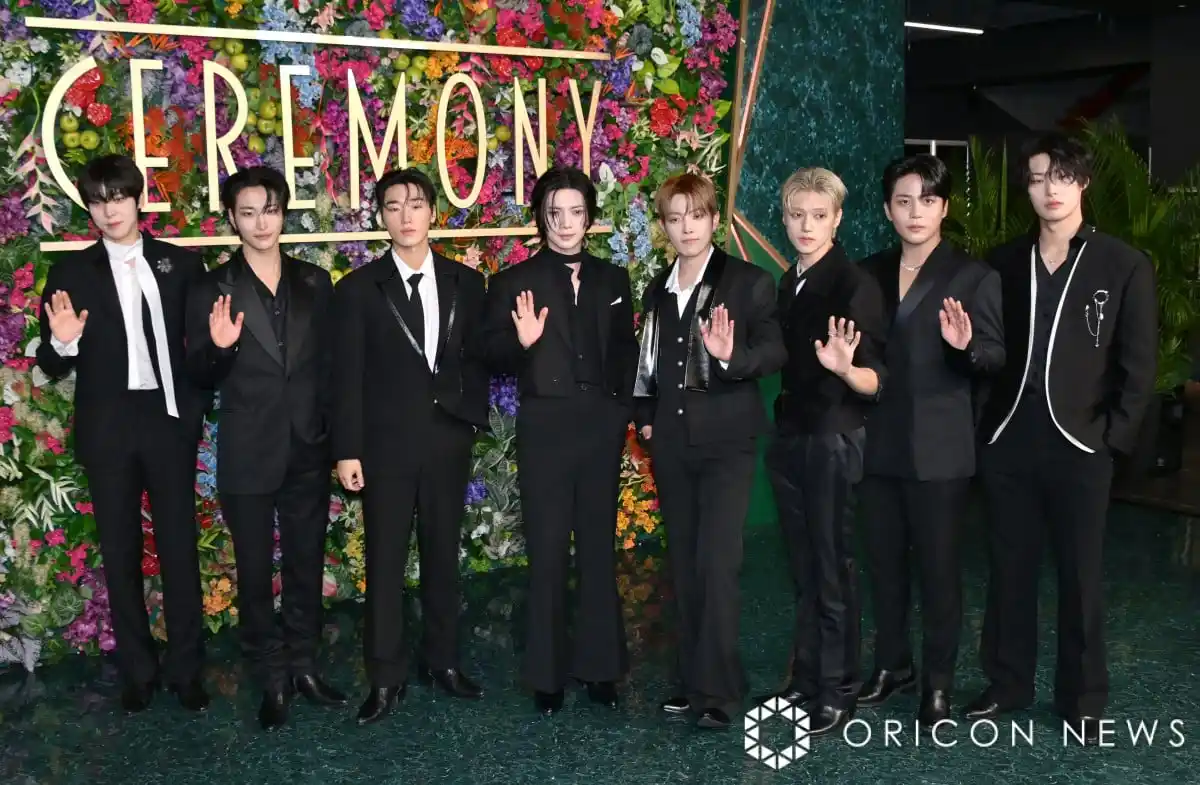 Image from 𝟖 𝐌𝐀𝐊𝐄𝐒 𝟏 𝐓𝐄𝐀𝐌 | ATEEZ UPDATES: *[📸] ATEEZ || Mrs. GREEN APPLE presents『CEREMONY』*  <a class="text-bl...