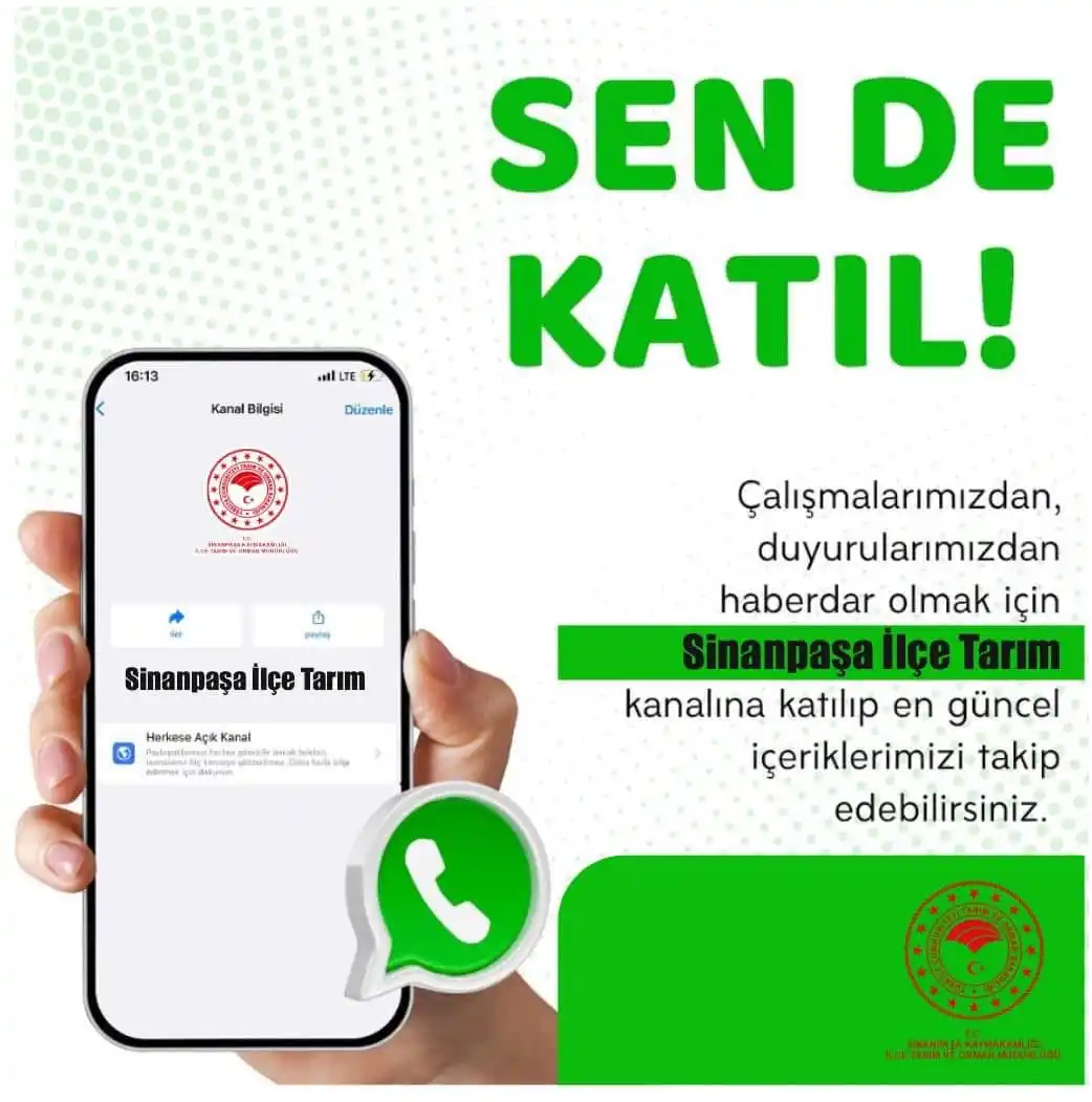 Sinanpaşa İlçe Tarım ve Orman Müdürlüğü post