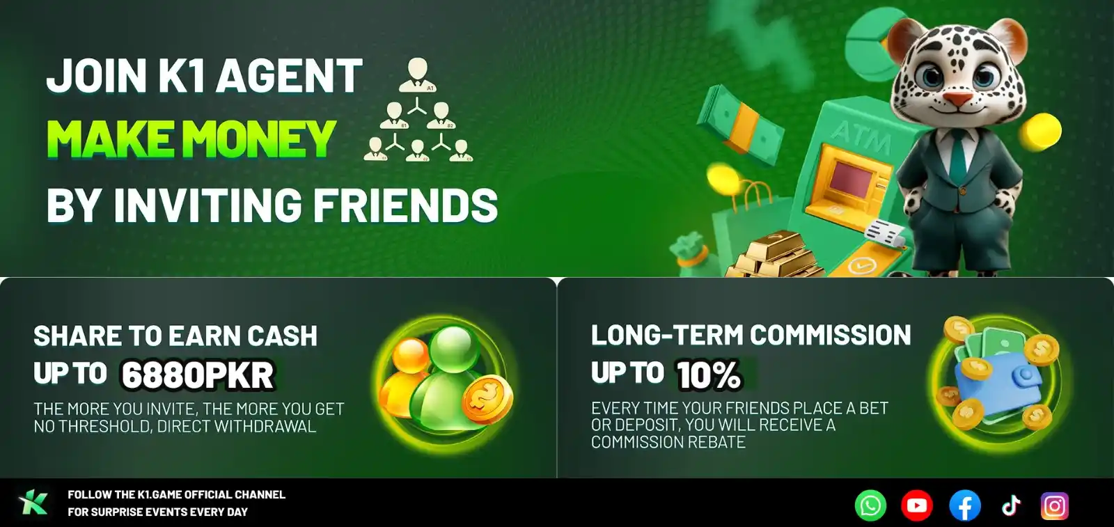 Image from K1.Game Official Agent: 💼 Become a K1.GAME Agent & Start Earning Today! 💰 Start with a PKR 5...