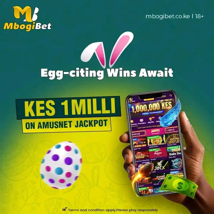 Image from MBOGIBET: Best opportunity ya wewe kusinda upto ksh 1 milli from casino games, ...
