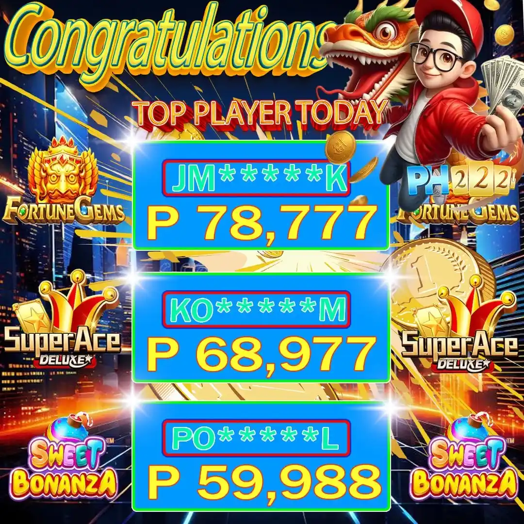 Image from PH222.OFFICIAL🇵🇭: ✊Big shoutout to our lucky winners today!💵 😉Everyday, new players ar...
