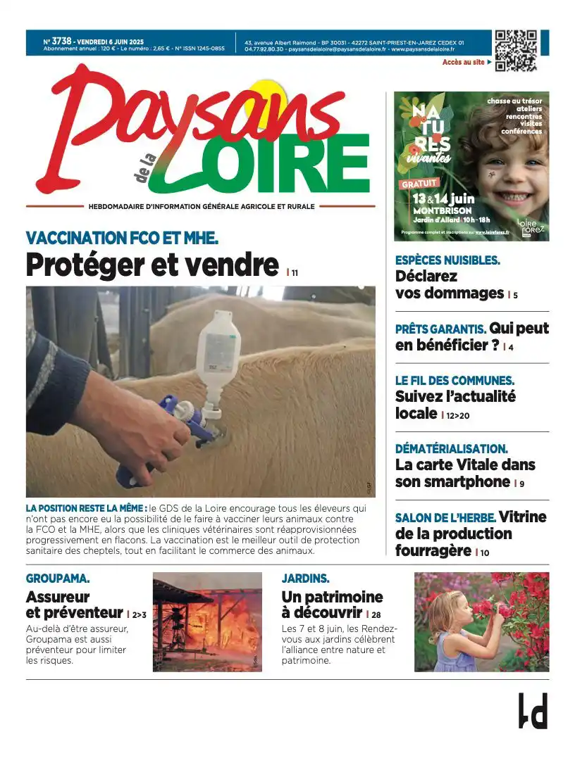 Image from Agri 42 par Paysans de la Loire: Bonsoir à toutes et à tous  📰 𝘼𝙪 𝙨𝙤𝙢𝙢𝙖𝙞𝙧𝙚 𝙙𝙚 𝙫𝙤𝙩𝙧𝙚 �...