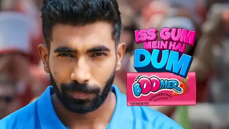 Image from Indiantelevision.com: Boom’s the word as Bumrah brings bubble swag back with Boomer gum. htt...