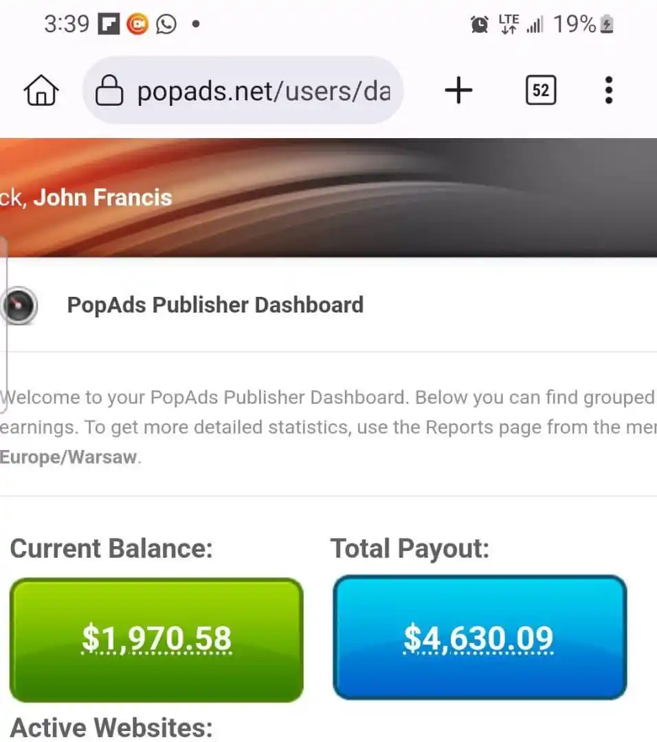 Image from Mins John Francis: By this time few mths back I lost my main YT channel with over 30k sub...