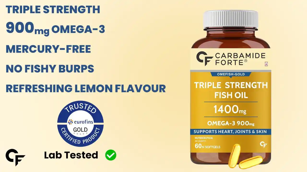 Image from Shopping Area ✨: Carbamide Forte Triple Strength Fish Oil @664 https://www.amazon.in/d...