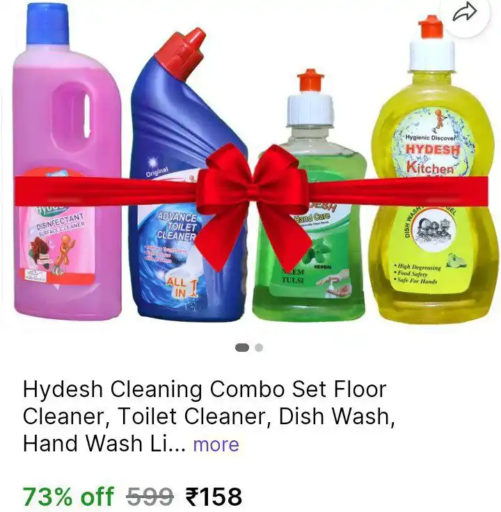 Image from Shopping Area ✨: 🔥Cleaning Combo Set ₹158 https://bittli.in/VB5qi <a class="text-bl...