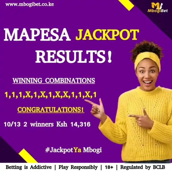 Image from MBOGIBET: Congratulations to all our weekend bit.ly/MapesaJackpot winners! Acco...