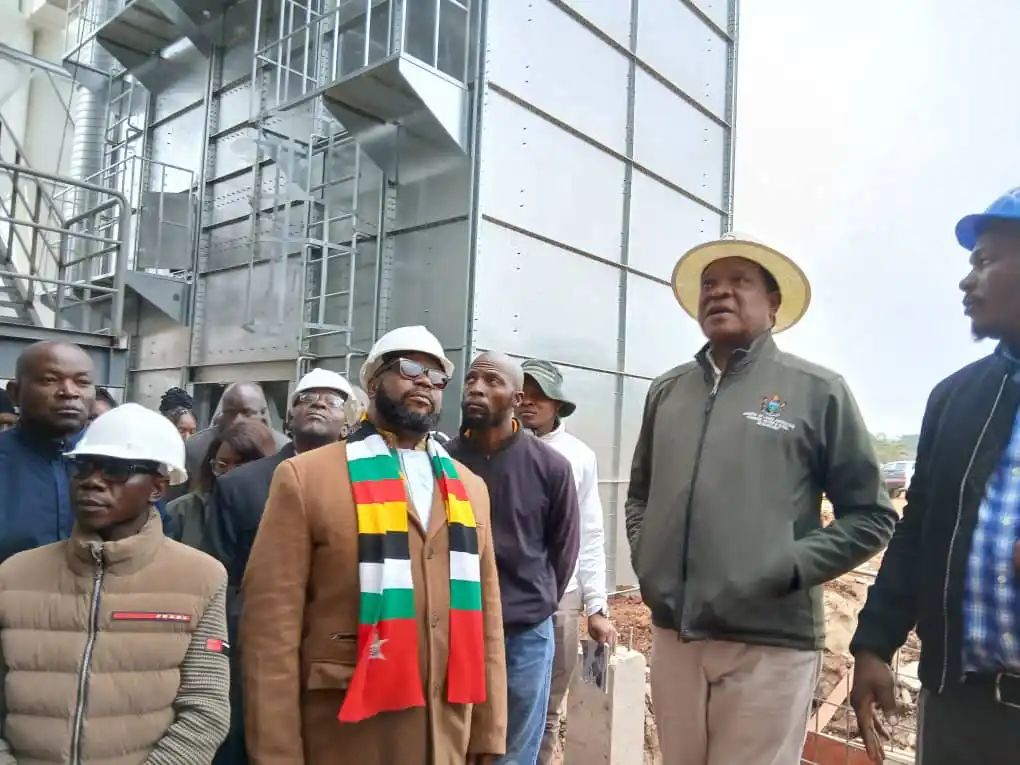 Image from Hurumende News Hub: Construction of GMB automated silos in Mutare nears completion THE ...