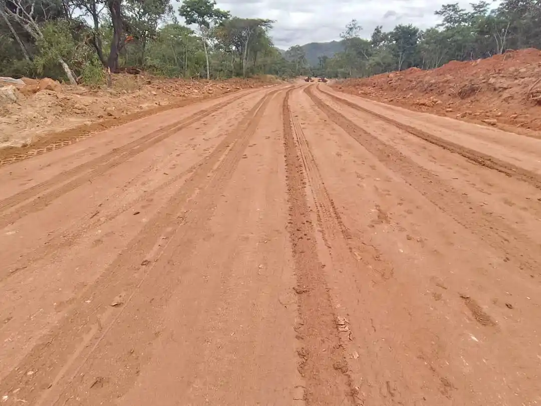 Image from Hurumende News Hub: Construction of St Gathrie Road is in progress . The road connect Muta...
