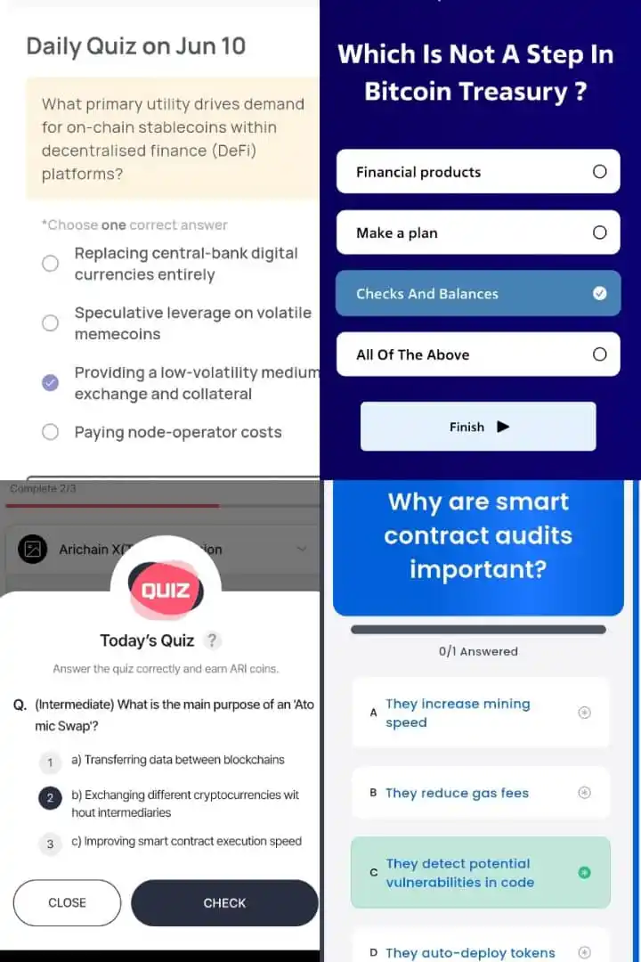 Image from Crypto Hot Gems: Correct Answers for today June 10 1. Marina protocol today's quiz ans...