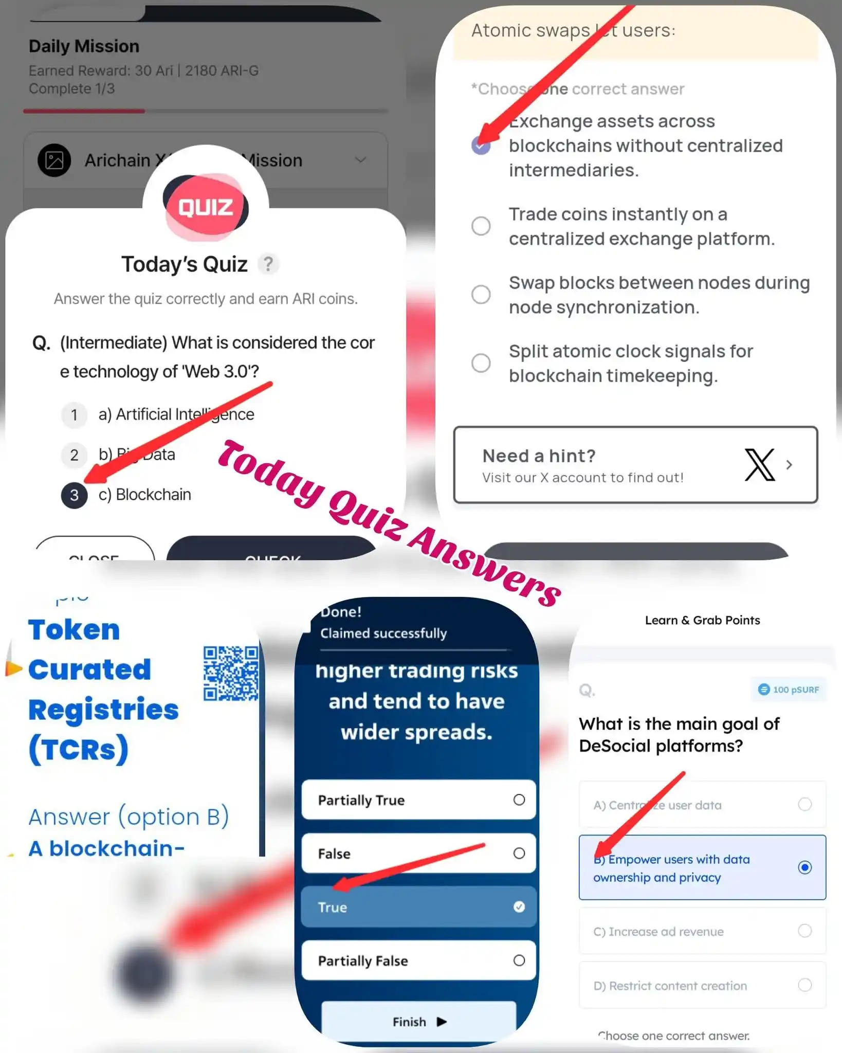 Image from Crypto Hot Gems: Correct Answers for today June 16, 2025 1. Marina protocol today's qu...