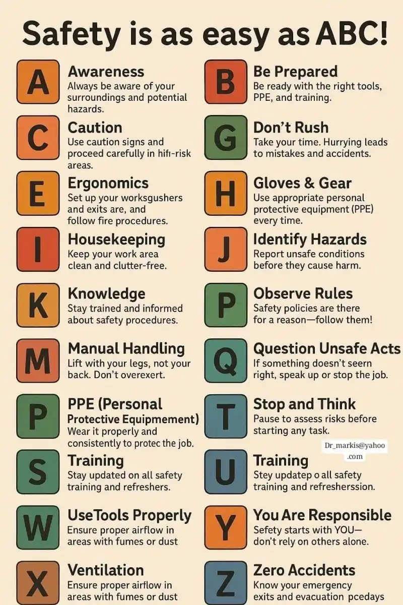 Image from Bajan Fire Fighters' Network: 🌟 *Creating a Culture of Safety in the Workplace* 🌟 Safety in the w...