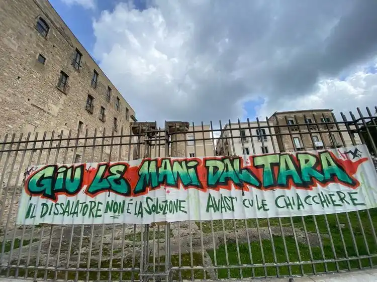 Image from AntennaSud: *Dissalatore sul Tara: presentata denuncia alla Commissione Europea* ...