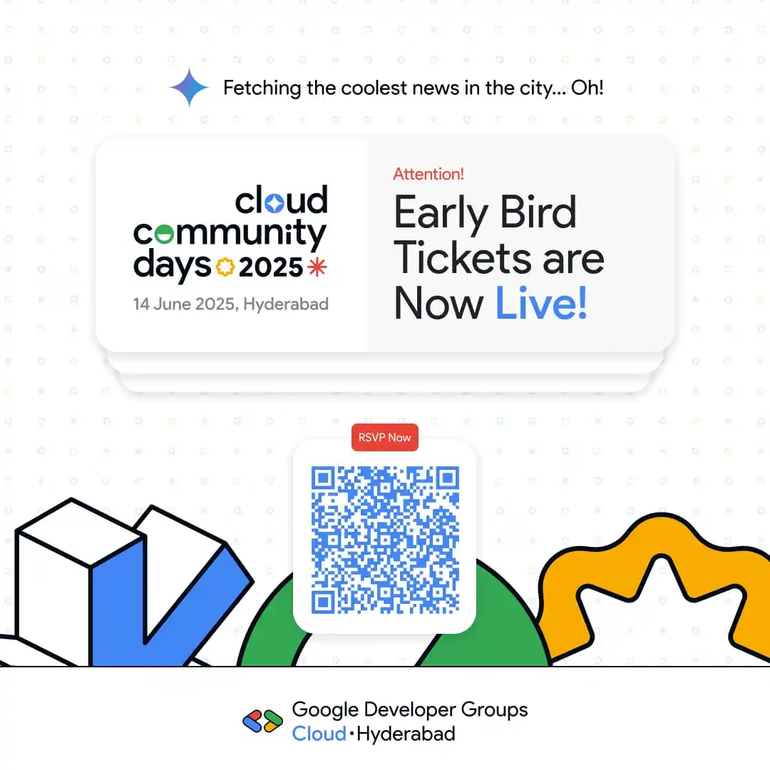 GDG Hyderabad post