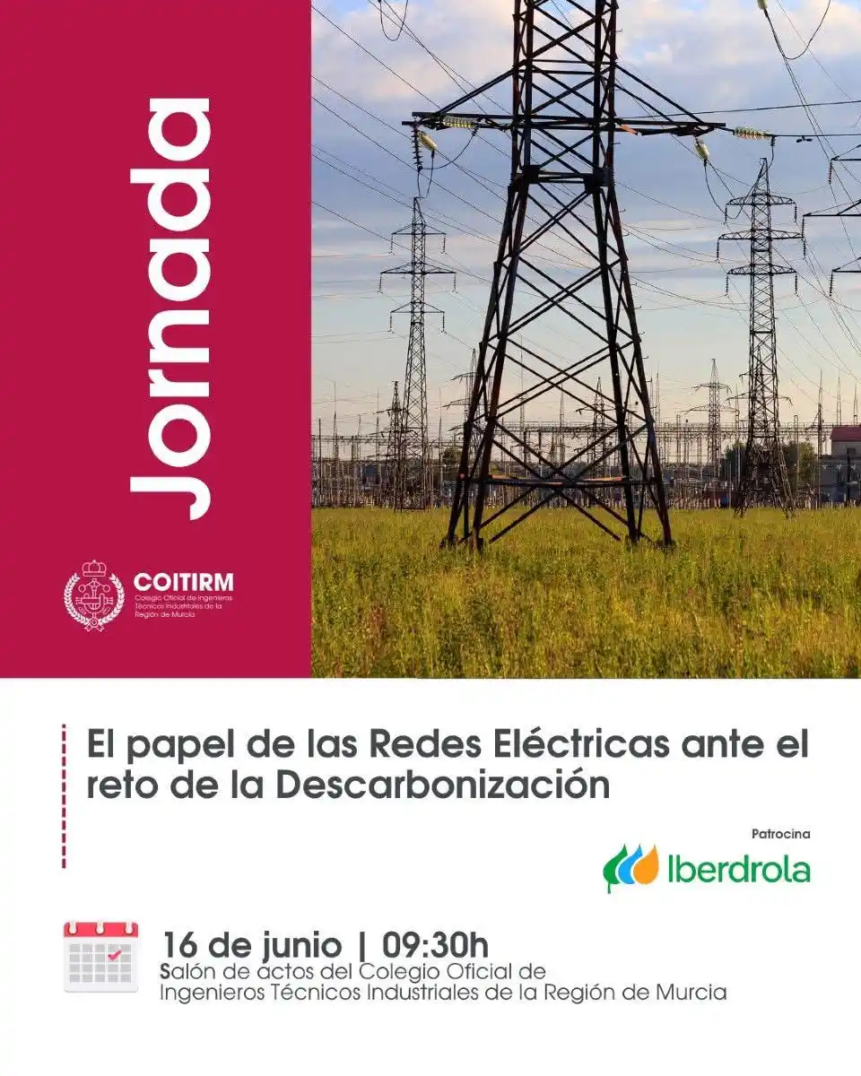 Image from COITIRM: 📣 El próximo lunes 16 de junio a las 9:30 h, en nuestra sede de Murci...