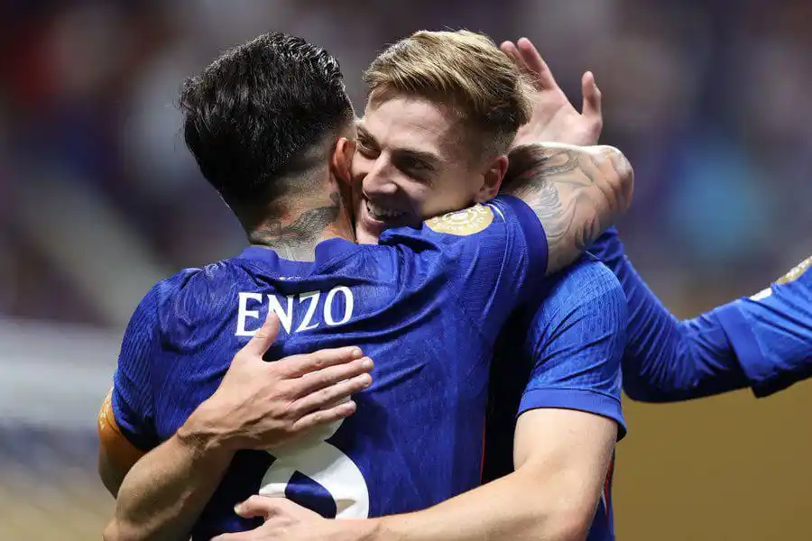 Image from ALL ABOUT CHELSEA 💙💙💙💙💙💙: 🗣Enzo Fernandez on Delap: “The truth is he looks great in training, ...