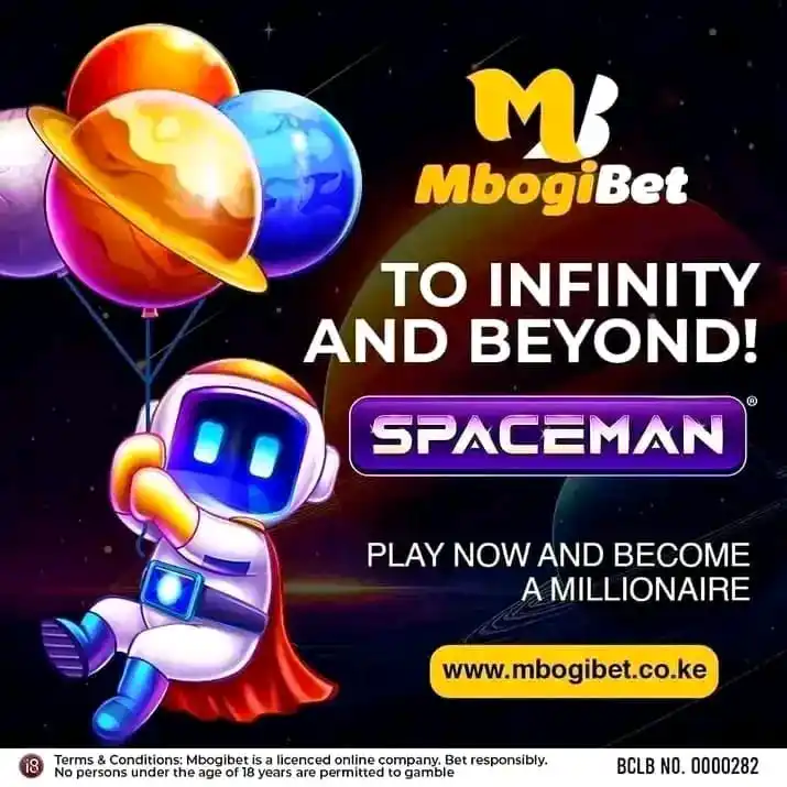 Image from MBOGIBET: Good morning! Play SPACEMAN game today and stand a chance to win big. ...