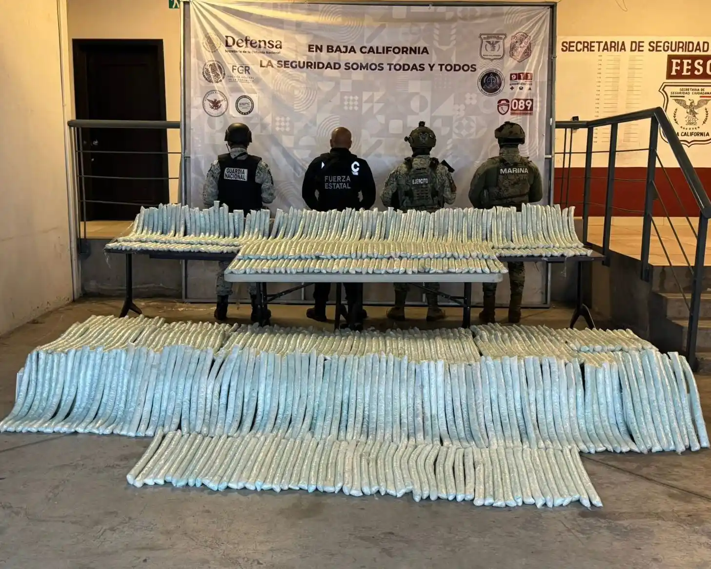 Image from Marina del Pilar 🫶: Ha sido asegurado un cargamento de 290 kilos de metanfetamina en Tijua...