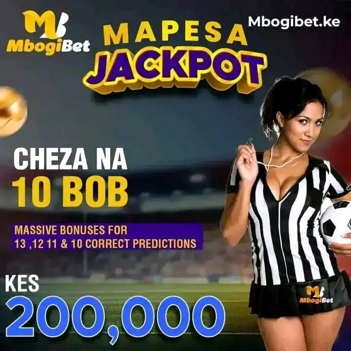 Image from MBOGIBET: Hello MAPESA JACKPOT games za weekend ziko ready kwa site.  Try your l...