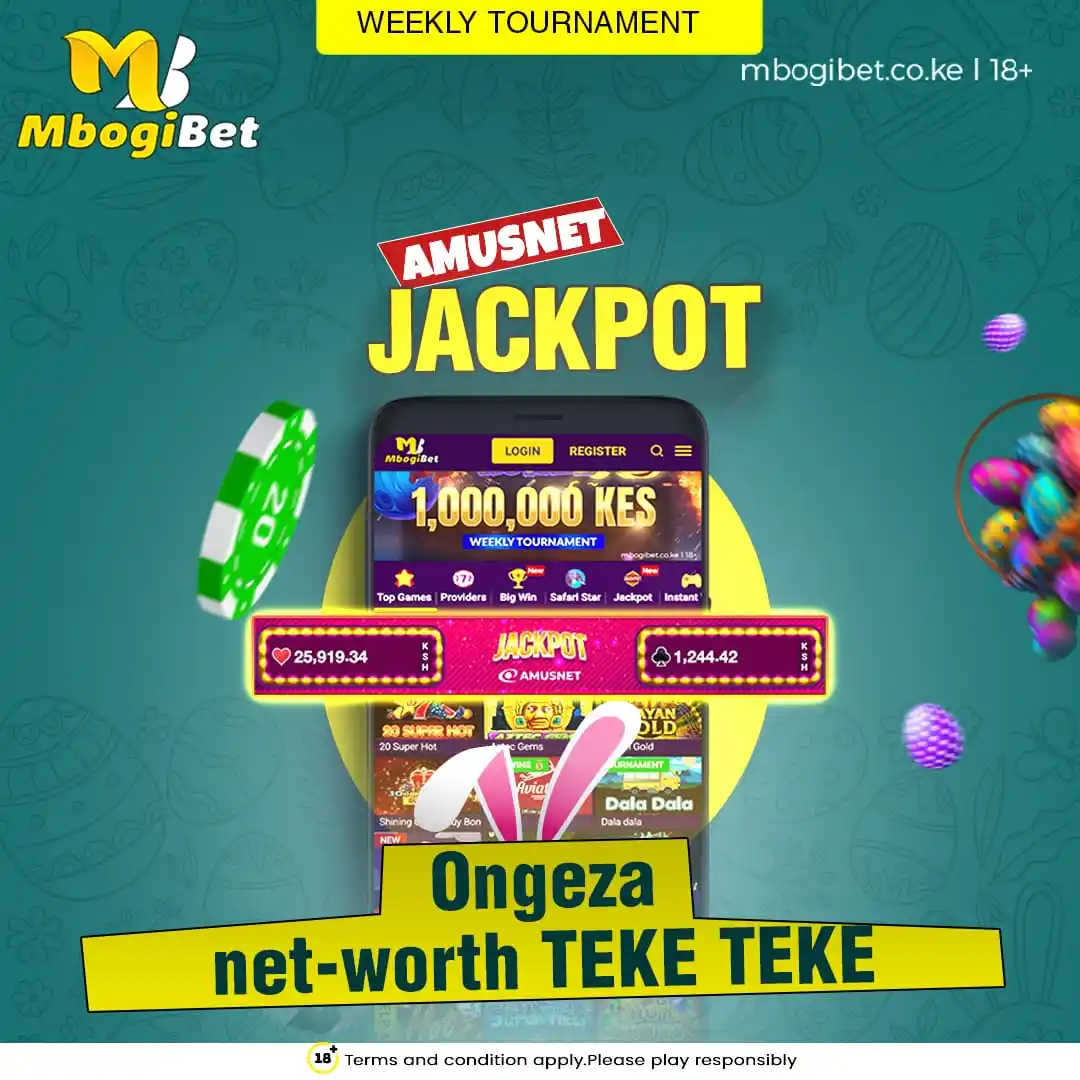 Image from MBOGIBET: Hello mkuu! Ondokea msoto TEKE TEKE from Amusnet Jackpot! It's very s...