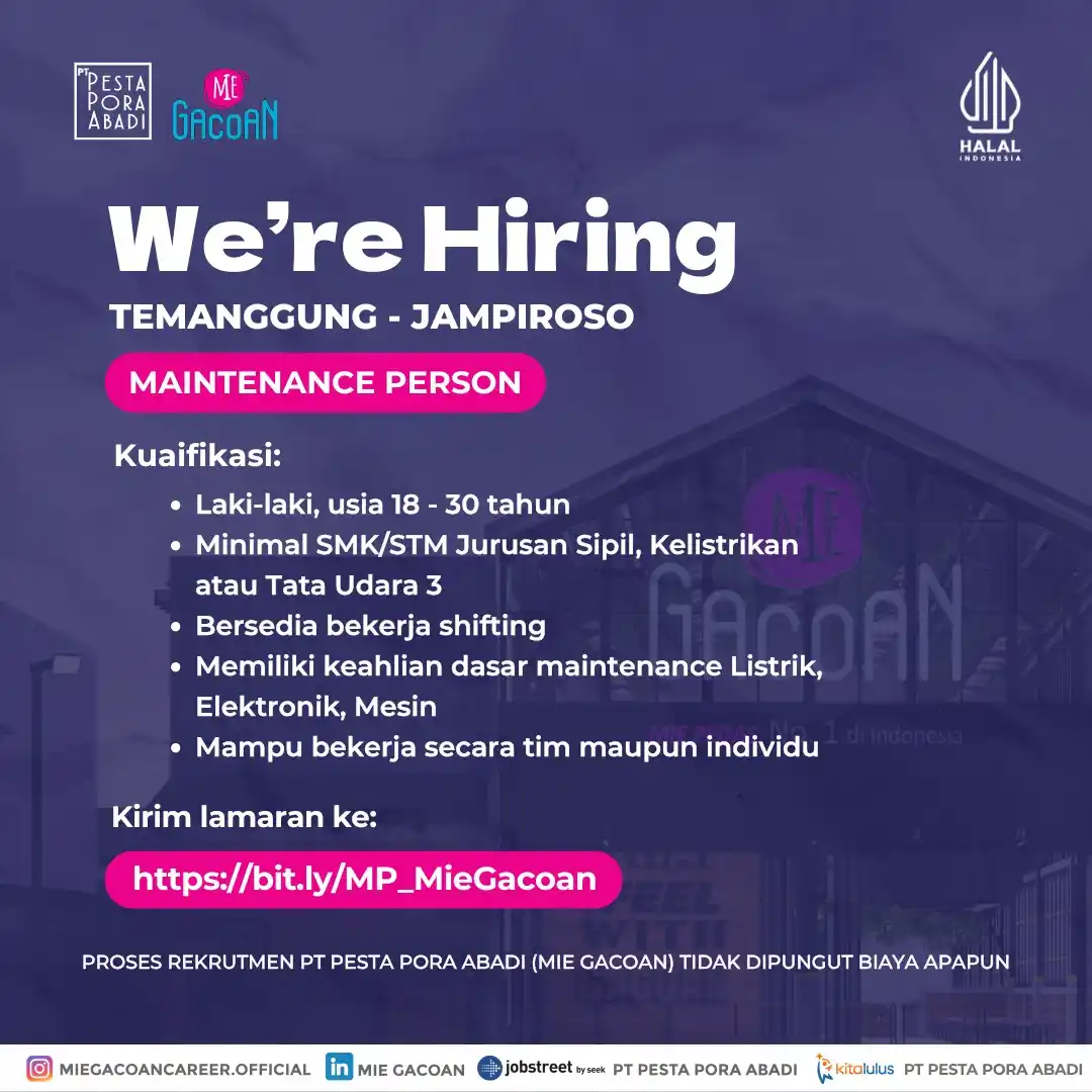 MIE GACOAN CAREER post