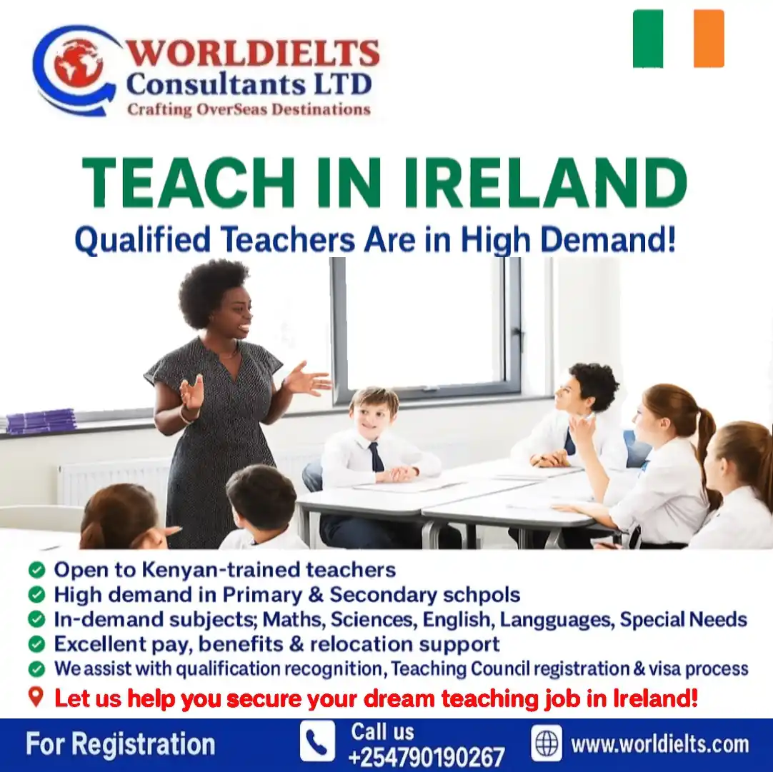 Image from WORLDIELTS: 🇮🇪 Teaching Opportunities in Ireland! Qualified Teachers Are in High...