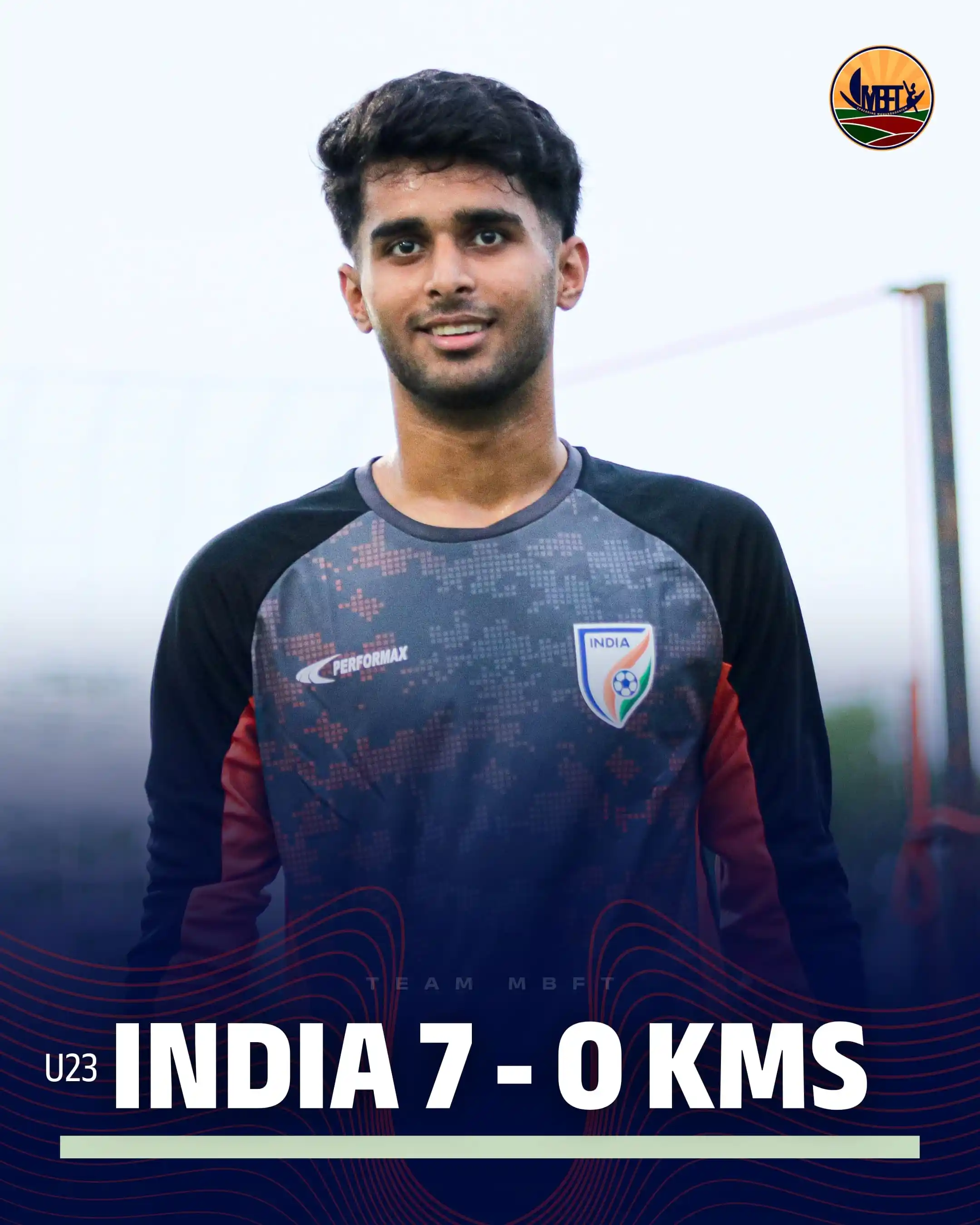 Image from MBFT : Mohun Bagan: Indian U23 NT boys beat local Kalighat MS Club, 7-0 ; in today's frien...