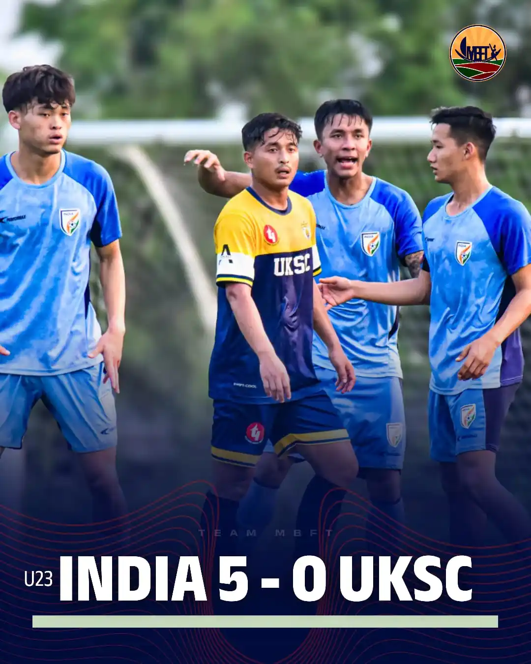 Image from MBFT : Mohun Bagan: Indian U23 NT boys beat local United Kolkata Sports Club, 5-0 ; in tod...