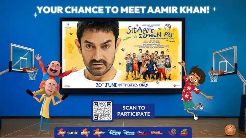 Image from Indiantelevision.com: JioStar Kids’ Network teams up with Aamir Khan’s Sitaare Zameen Par fo...