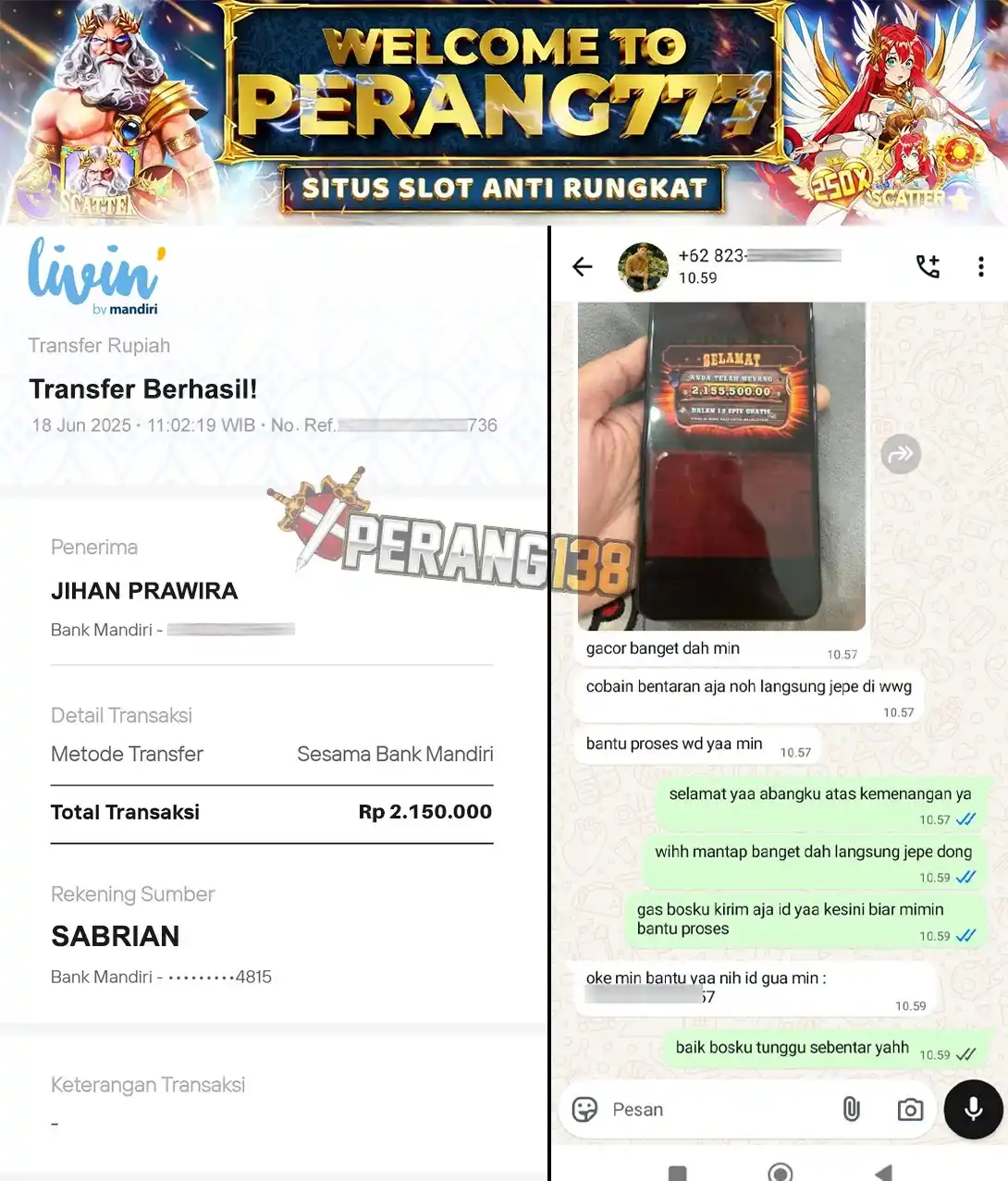 Image from Musik`lagu 🎶: Kemenangan berkalas dari abangkuuu... Langsung KO wild west gold di bu...