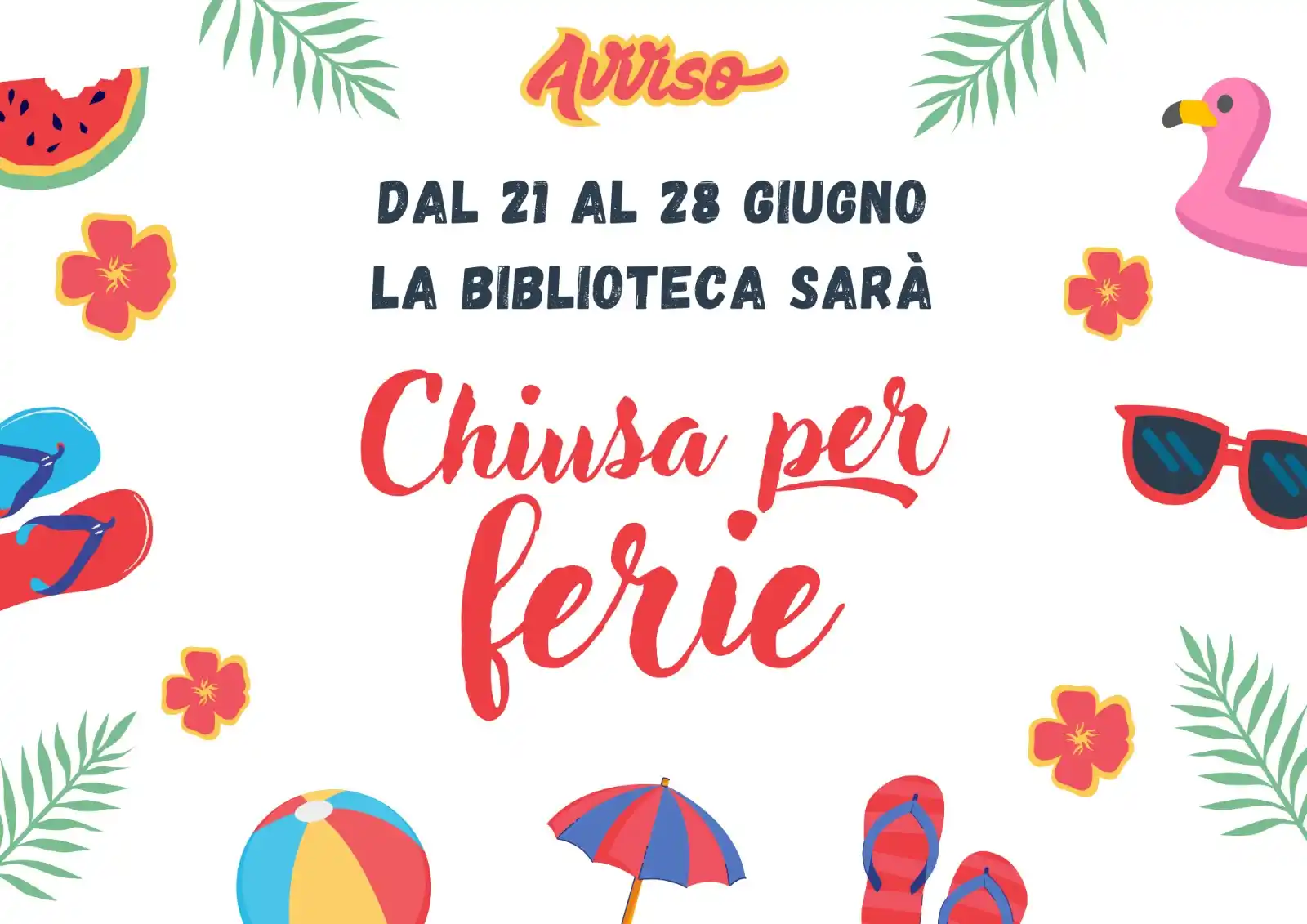 Image from News Cultura Codevigo: La biblioteca sarà chiusa per ferie dal 21 al 28 giugno. È il momento ...
