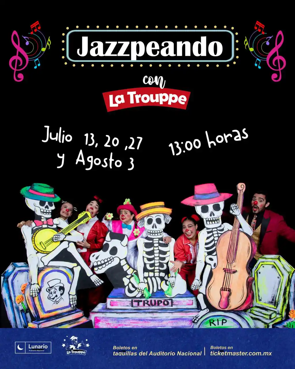 Image from Compañía Teatral La Trouppe: 🎷🎉 La Compañía Teatral La Trouppe celebrará en el @lunariomx 45 año...