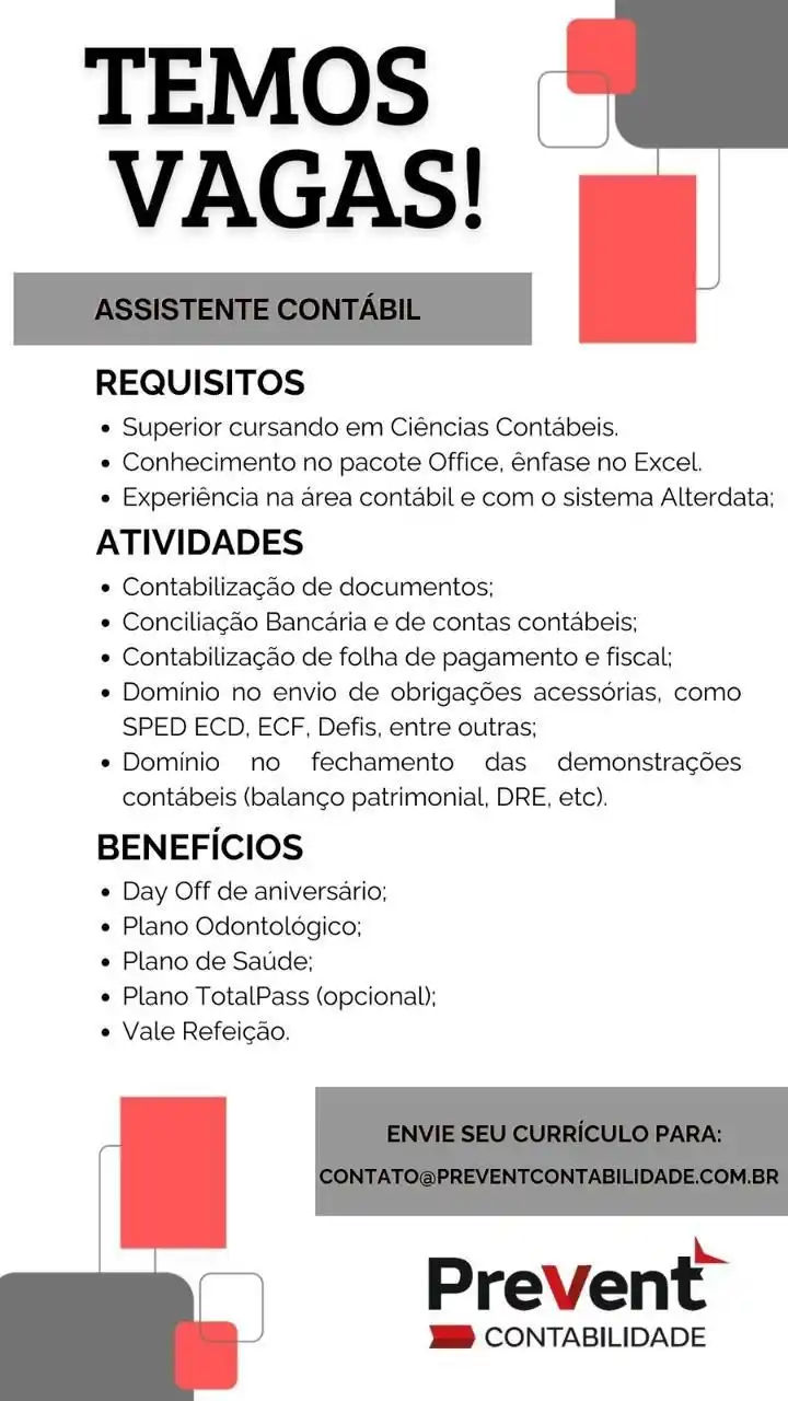 Image from VAGAS: 📍 Local de trabalho: Presencial em Niterói 🌎 Requisitos: Residir em ...