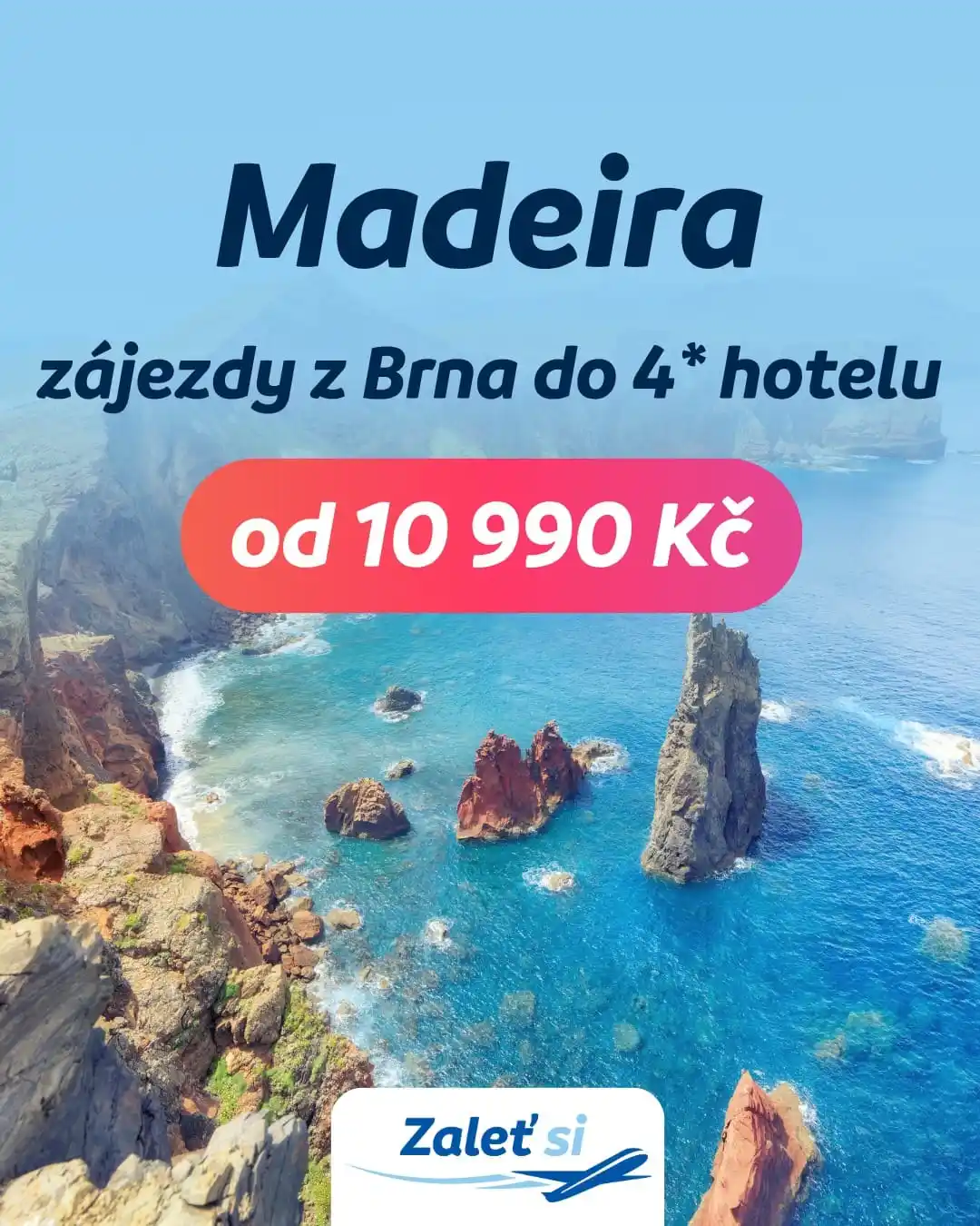 Image from Zaletsi.cz: Madeiru 🇵🇹 si zamiluje snad každý. Tak si ulov parádní zájezdy na os...