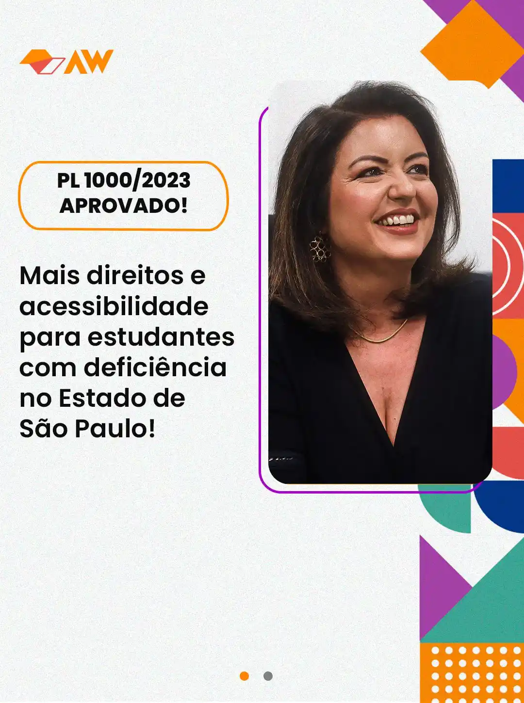 Image from Andréa Werner: Mais uma vitória para estudantes com deficiência! Acabou de ser aprova...