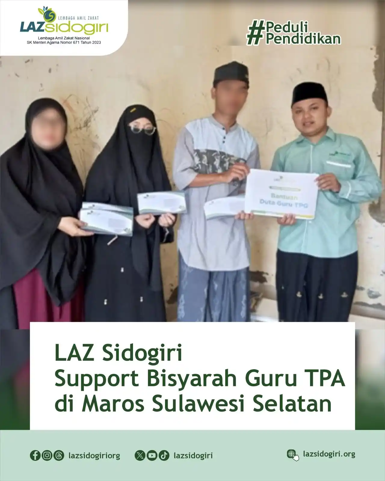 Image from LAZ Sidogiri: Maros,-Kamis (22/05/2025) LAZ Sidogiri Cabang Sulawesi Selatan sukses ...