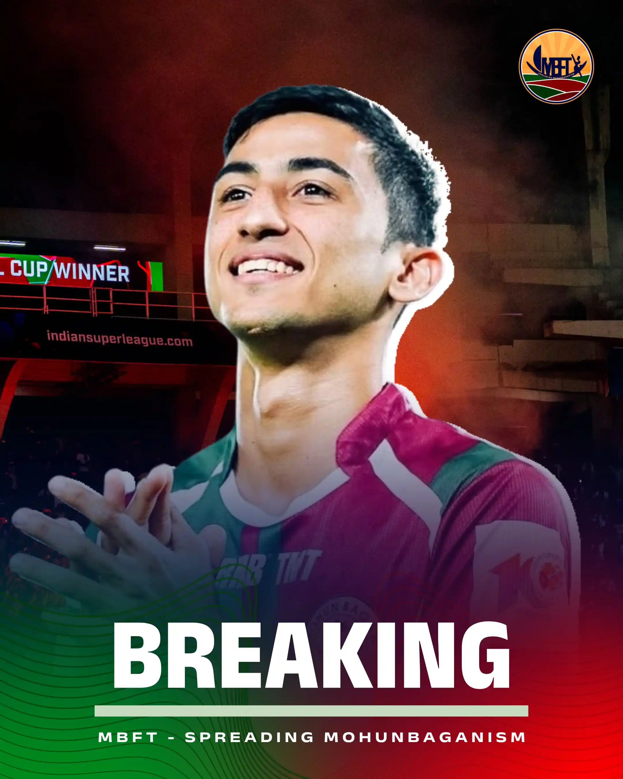 Image from MBFT : Mohun Bagan: *MBFT Understands* , while Mohun Bagan are exploring a deal to sign Ab...