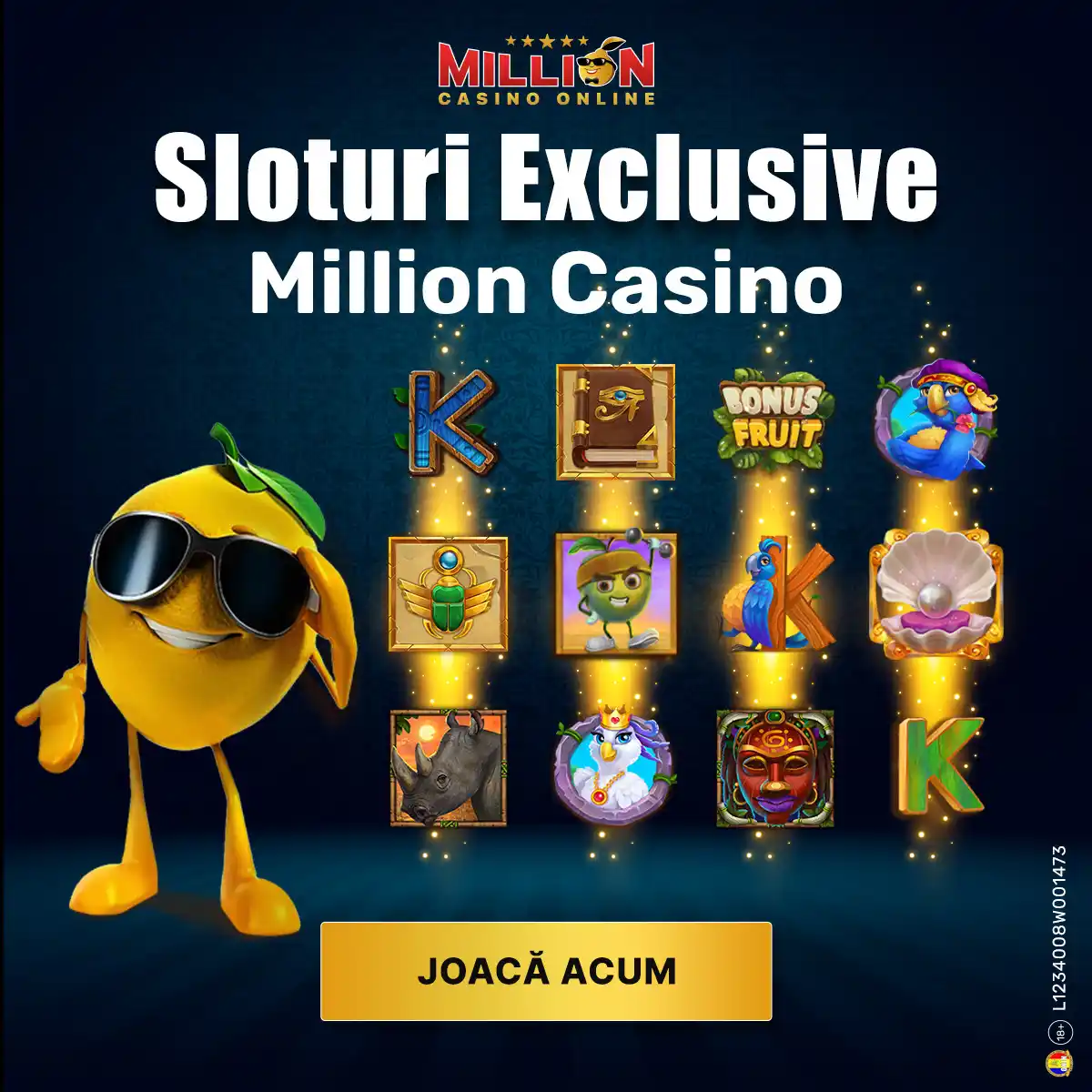 Image from Million Casino: 😎 *Million Casino* îți aduce o colecție de *sloturi exclusive*, pe ca...
