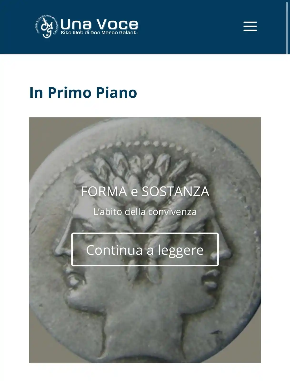 Image from Una Voce: Modernità ed efficienza non sempre però giustificano una trascuratezza...