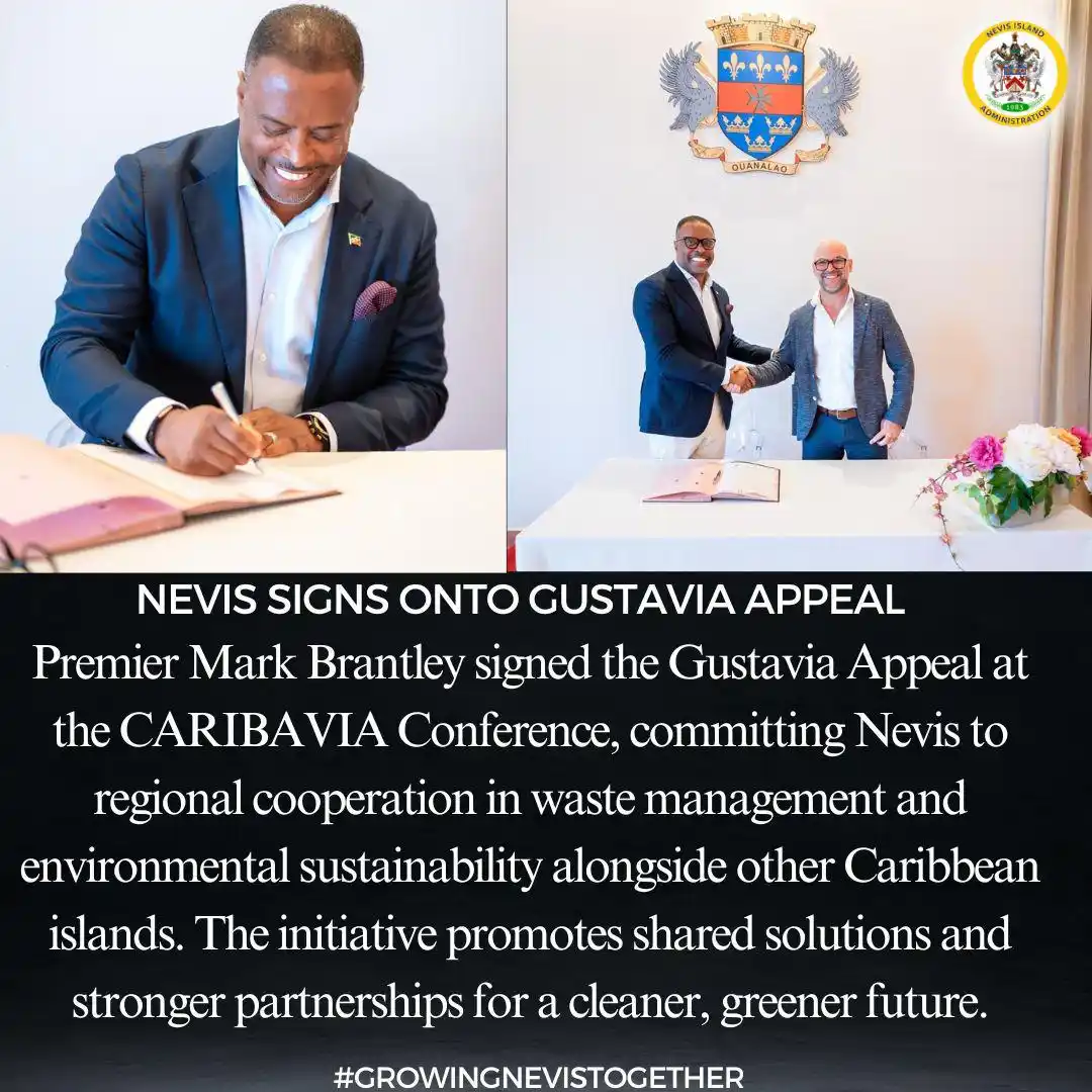 Image from Concerned Citizens Movement : Nevis Signs Onto the Gustavia Appeal in Support of Regional Cooperatio...