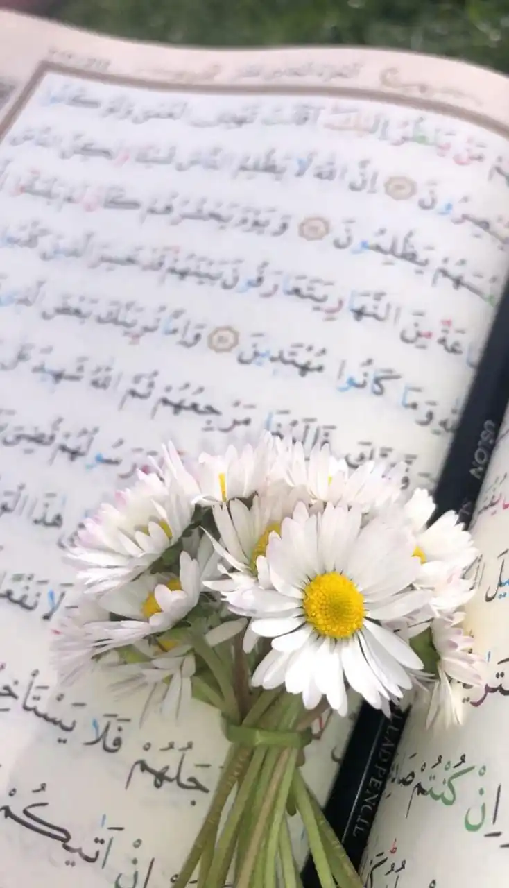 Image from ليَطْمَئِنَّ قَلْبِي🌷🤍.: - *وَاسْأَل نَفْسَكَ يَا ابْنَ آدَم،* *مَتَىٰ كَانَتْ آخِرَ مَرَّةٍ ت...