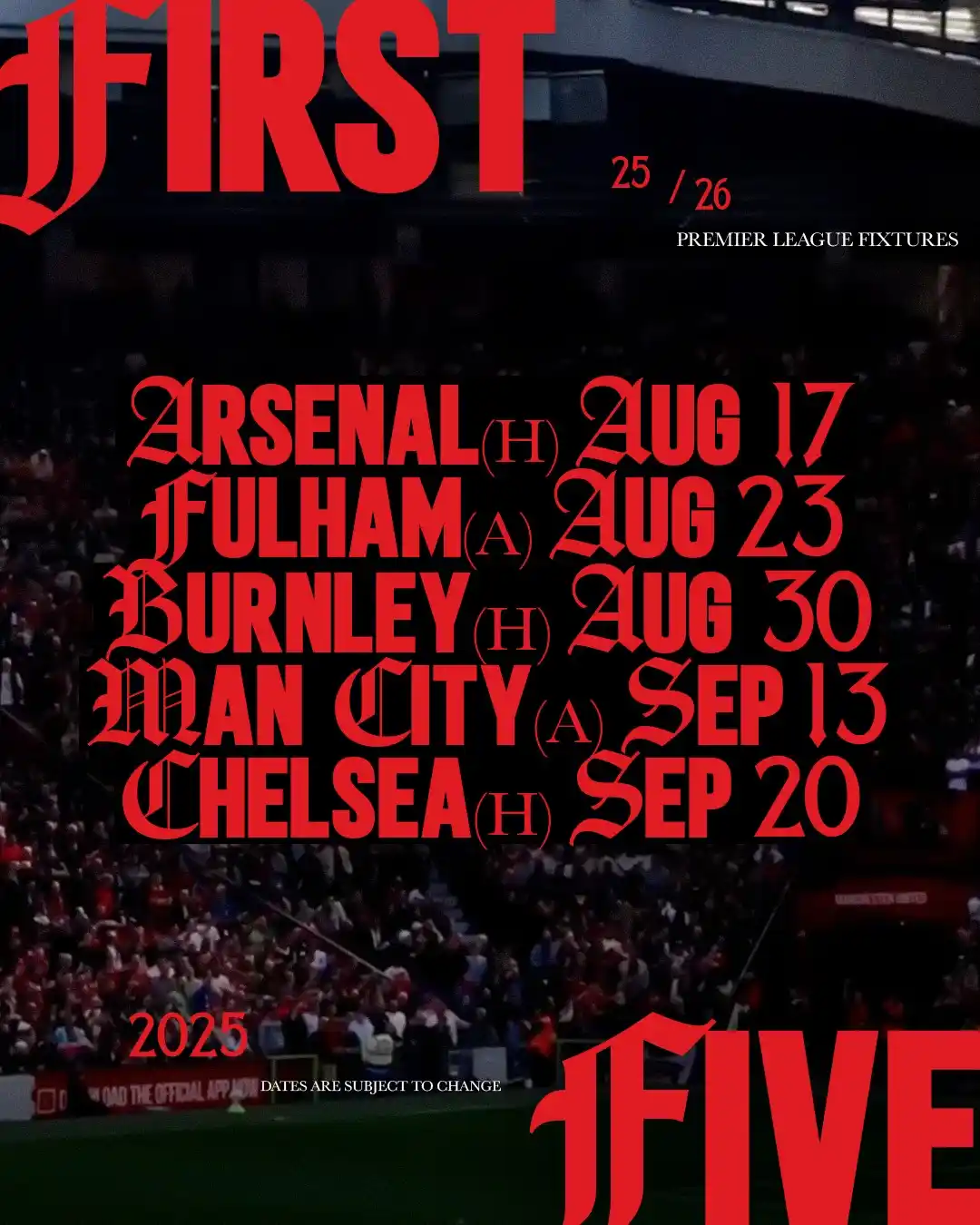 Image from Manchester United: Opening the season with 🖐️ intriguing fixtures 👀...