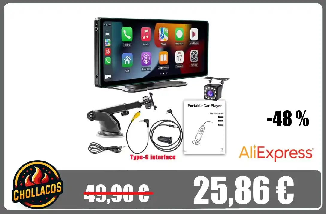 Image from Chollacos: 🔥 *PANTALLA ANDROID AUTO / CARPLAY* <a class="text-blue-500 hover:u...