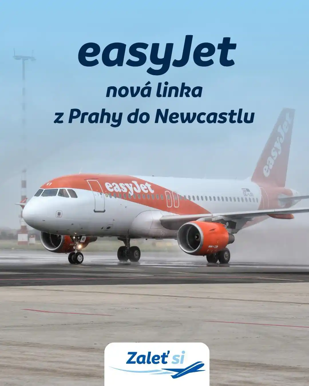 Image from Zaletsi.cz: 💥 PRAHA získá další přímé spojení s britským NEWCASTLEM 🇬🇧. Na tras...