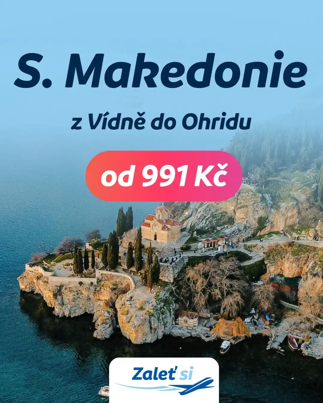 Image from Zaletsi.cz: Prozkoumej krásy Balkánu 😍 během léta díky levným letenkám do Severní...