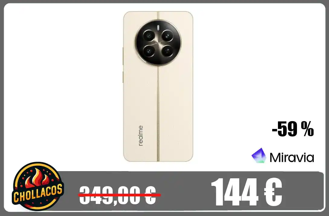 Image from Chollacos: 🔥 *REALME 12+ 5G 8+256GB* # 🔥 Phone - realme 12+ 5g smartphone, s...