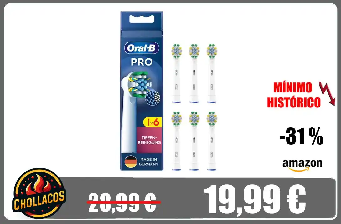 Image from Chollacos: 🔥 *RECAMBIOS ORAL-B PRO* <a class="text-blue-500 hover:underline curs...