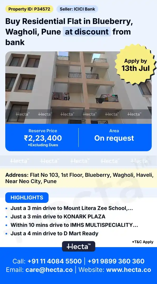 Image from Hecta: *Residential Flat in Blueberry, Wagholi, Pune* Visit this property ur...
