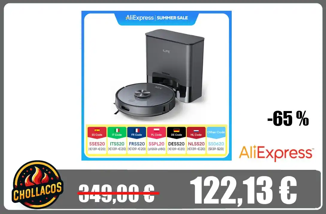 Image from Chollacos: 🔥 *ROBOT DE LIMPIEZA AUTOVACIADO* <a class="text-blue-500 hover:und...